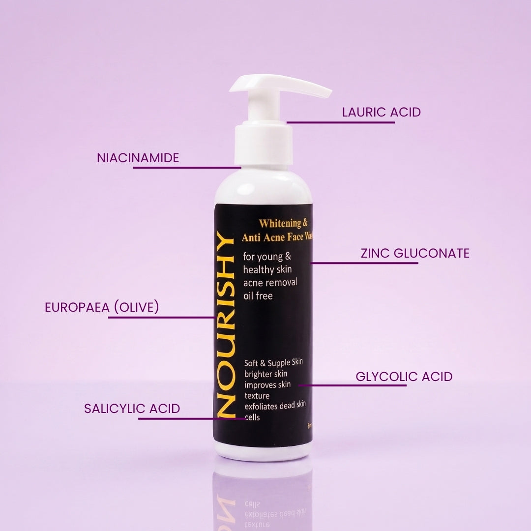 Anti Acne & Whitening Face Wash