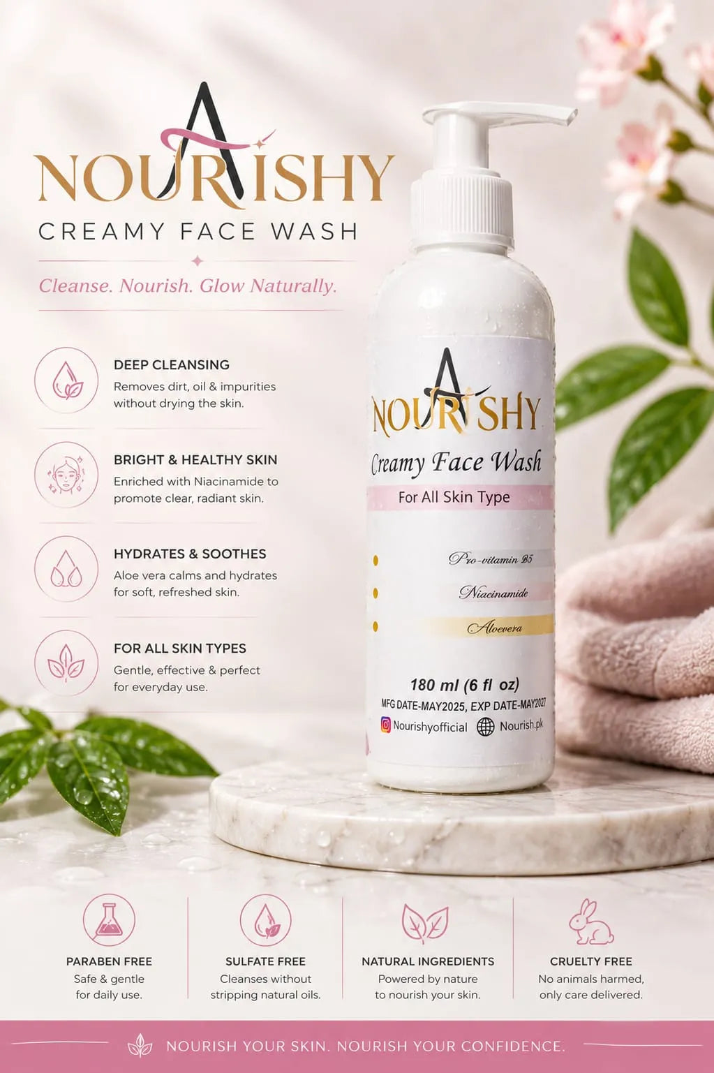 Nourishy-Creamy Face Wash